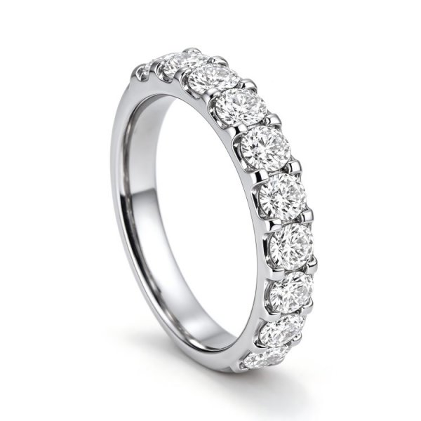 Diamond Anniversary Band 1 ct tw Round-cut 14K White Gold