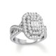 Engagement Ring Crystals Titanium steel