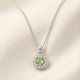 Bella Bridal Pendant in Peridot